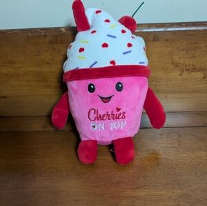 Valentine's Day Food Pals Ice Cream Sprinkles Plush Toy